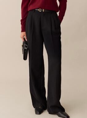 New Caara few moda Lew black pleated pants size 6 $135